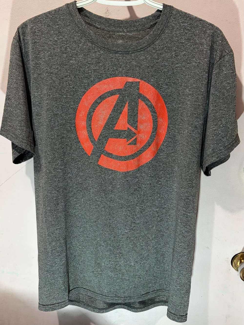 Avengers Graphic Tee - Gray with Red Logo